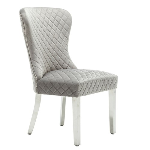 Marble 130, 160, 180 cm Dining Table with 6 Velvet Chairs Black Cream Grey White - Picture 24 of 64