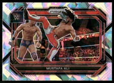 2023 Panini Prizm WWE Cracked Ice #7 Mustafa Ali wrestling card