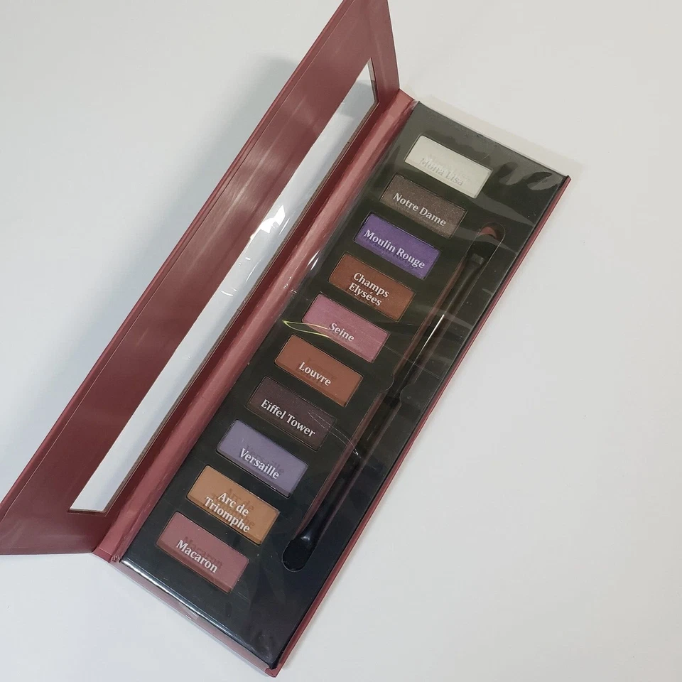 City Color Eyeshadow Palette Ooh la la 10 Colors 9.25"L x 3.25"W x .50"H - Image 3 of 4