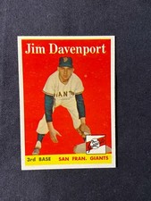 1958 Topps NM-MT $413 Jim Davenport