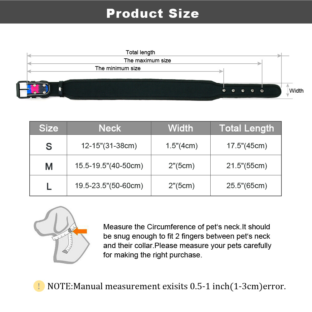 Hundehalsband Mit Pinguin-Motiv - 2,5 Cm Breit, Verstellbar Größe M (33-48 Cm), Nylon, Maschinenwaschbar