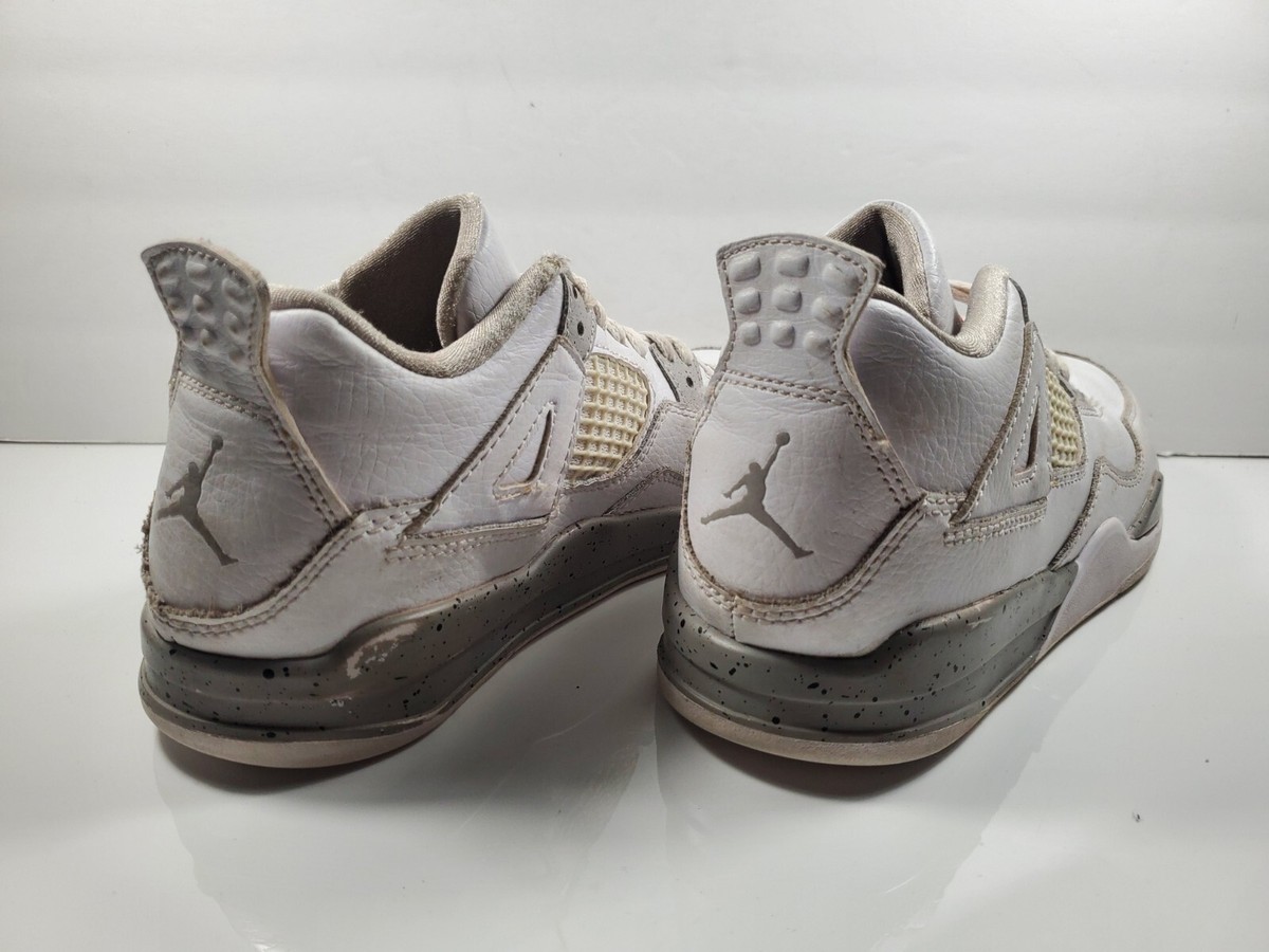 Nike Air Jordan 4 Retro (PS) Oreo White Grey BQ7669-100 Nike Air Jordan 4 Retro (PS) Oreo White Grey BQ7669-100