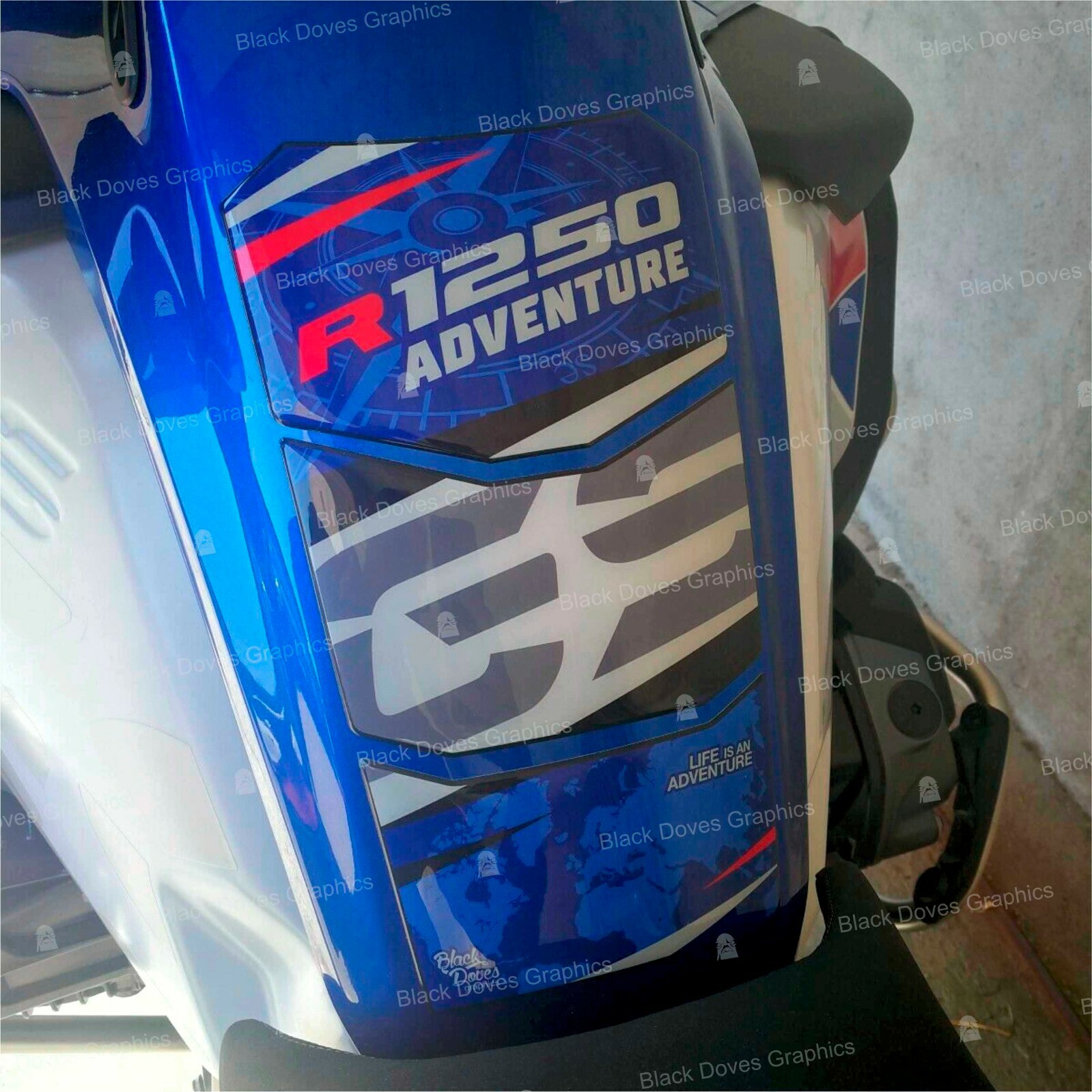 Protetor De Tanque Bmw R 1250 Gs Adventure Rallye Tankpad | Parcelamento Sem Juros