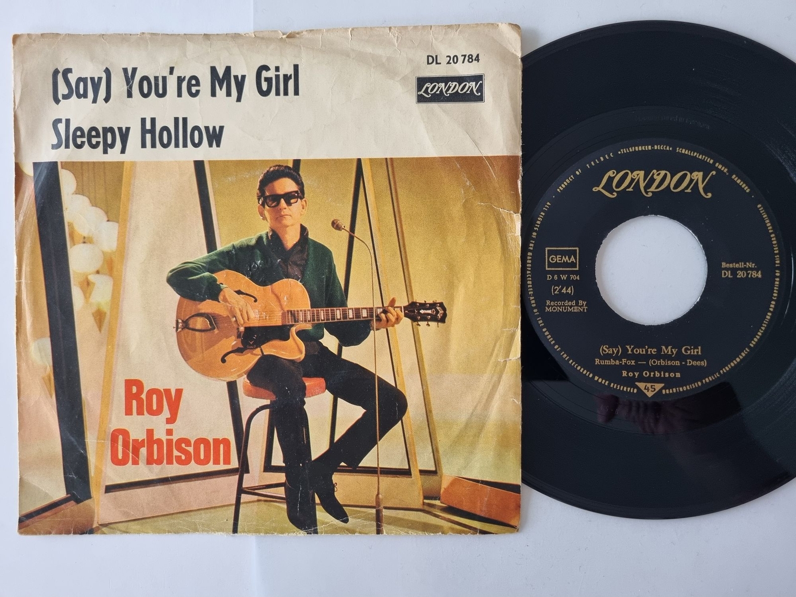 Roy Orbison - (Say) You're My Girl / Sleepy Hollow 7'' Vinyl Germany