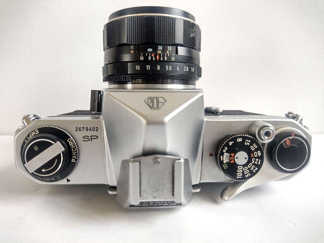 069 Pentax Spotmatic SP 35mm film camera Super Takumar 55mm f/1.8