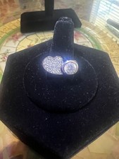 925 STERLING SILVER/ CZ HEART RING SIZE 6.75