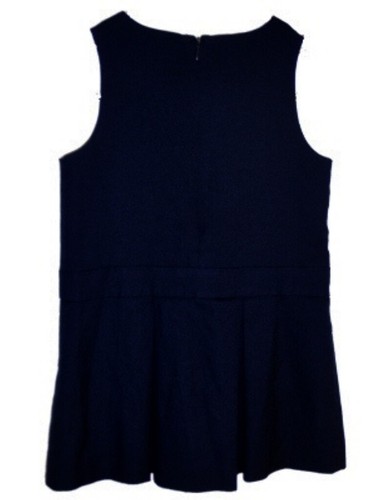 LANDS END Classic Navy School Uniform Top of Knee Jumper Dress Girls 12+ NEW - Picture 2 of 6