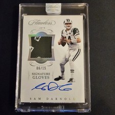 Sam Darnold RC 2018 Flawless Signature Glove Auto /15 Sealed Seattle Seahawks
