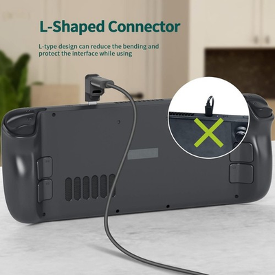 #ad Steam Deck Adapter Type C 1 To 2 Adapter Charging Transfer Data 2 In 1 $9.14