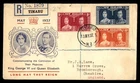 Mayfairstamps New Zealand FDC 1937 Coronation King George VI Queen Elizabeth Fir