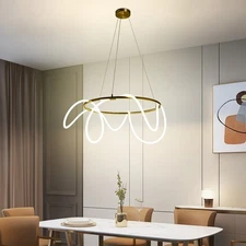 Contemporary Chandeliers Modern Dining Room Lighting Fixtures Adjustable Height