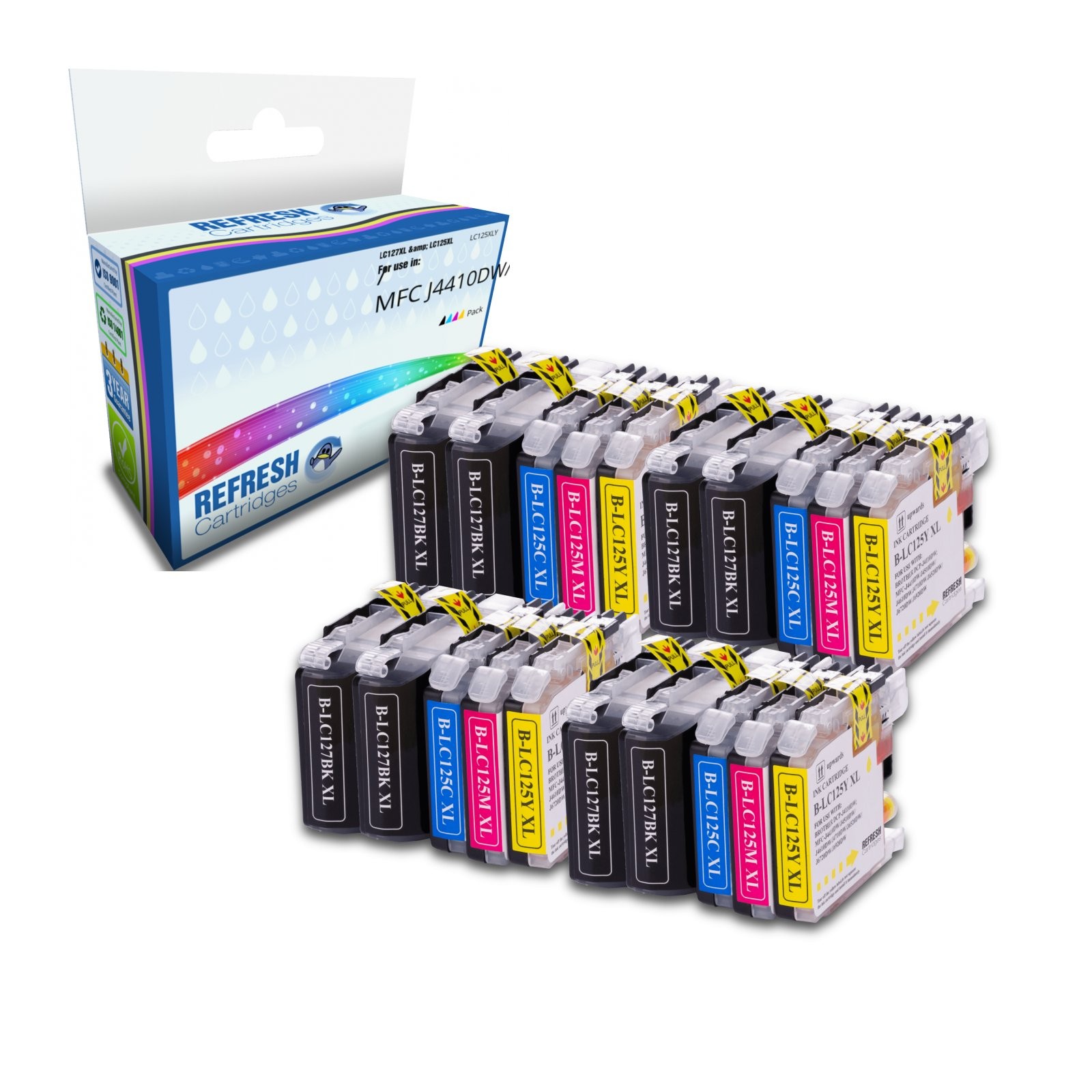 Refresh Cartridges Saver Pack 20x LC127XL & LC125XL Ink Compatible With Brother