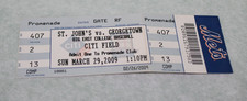 St. John's Vs. Georgetown Big East College Baseball Ticket Souvenir Mar 2009