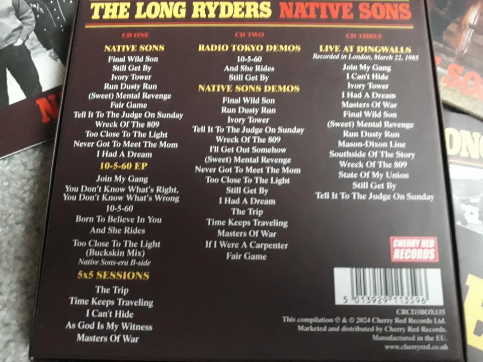 The Long Ryders - Native Sons, 3CD, wie neu! - Bild 2 von 2