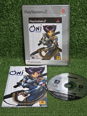 Oni Sony Platinum Playstation 2 PS2 komplett mit Handbuch sehr guter Zustand Rockstar Spiele