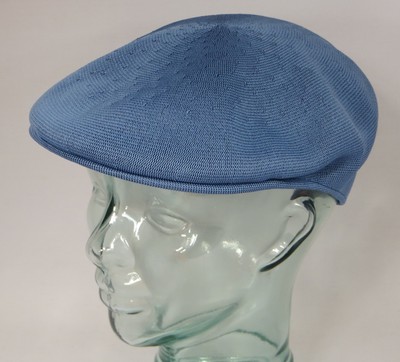 Original Kangol Tropic 504 Flatcap Cap Mütze Schiebermütze blau denim Neu