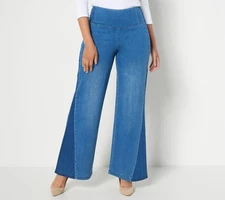 Women with Control Women's Pants Sz 2 Regular My Wonder Metallic Denim A518235