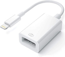 To Camera USB Female OTG Connector Adapter Cable For Apple iPhone iPad iPod