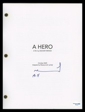 Asghar Farhadi "A Hero" Director AUTOGRAPH Signed Full Script Screenplay ACOA