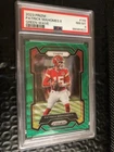 PATRICK MAHOMES - 2023 PRIZM #149 - GREEN WAVE PRIZM - CHIEFS - PSA 8  **LOOK**