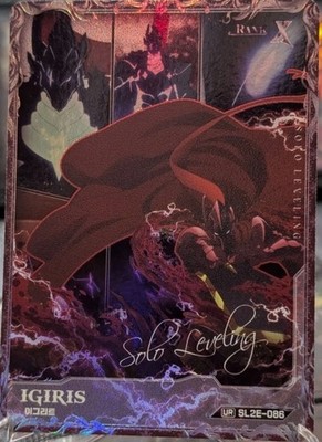 Wundelbal4you !Solo Leveling Mapniverse Igris UR SL2E-086 Card TCG