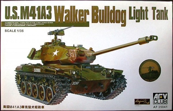 Modell Panzer US M41A3 Walker Bulldogge Light Tank AFV Club 35041 1:3 5 Modell-image