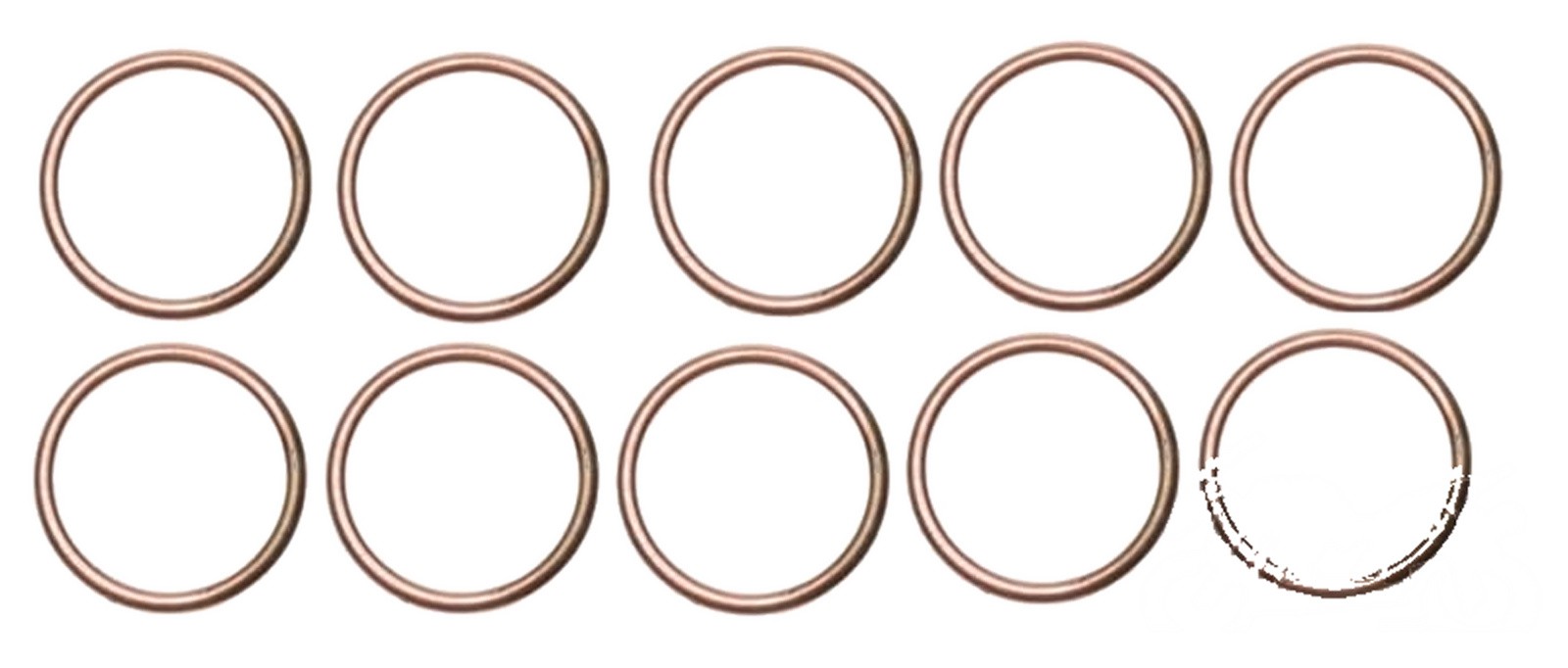 Joint coudé Simson S51 OPK en caoutchouc noir pour échappement cyclo Moped - 10 pcs