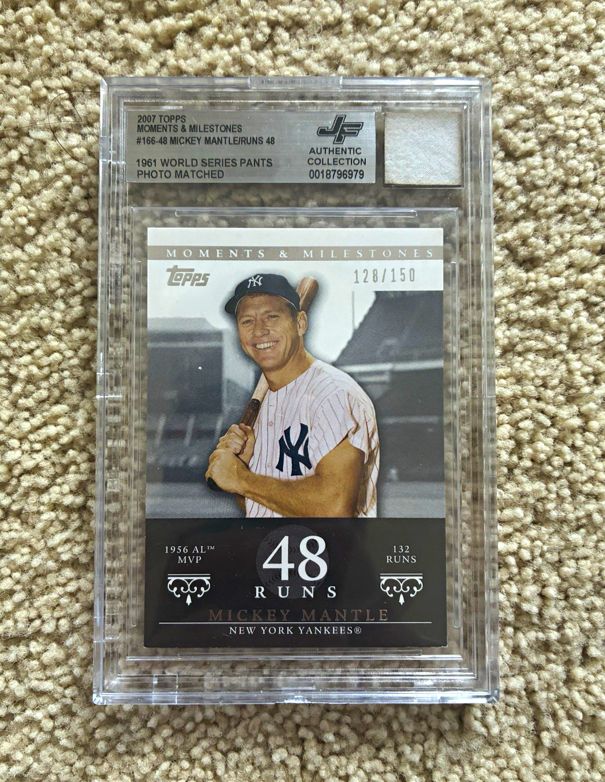 Moments Milestones Mickey Mantle /150