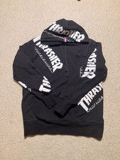 HUF x Thrasher Worldwide Hoodie Black Large P...