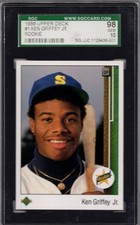 1989 Upper Deck #1 Ken Griffey Jr PSA 10 perfect centering