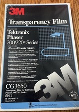 3M Transparency Film for Laser Printers, CG3360, New, Factory Sealed