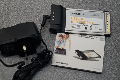 Belkin USB 2.0 Notebook Card F5U222v1 - With PSU