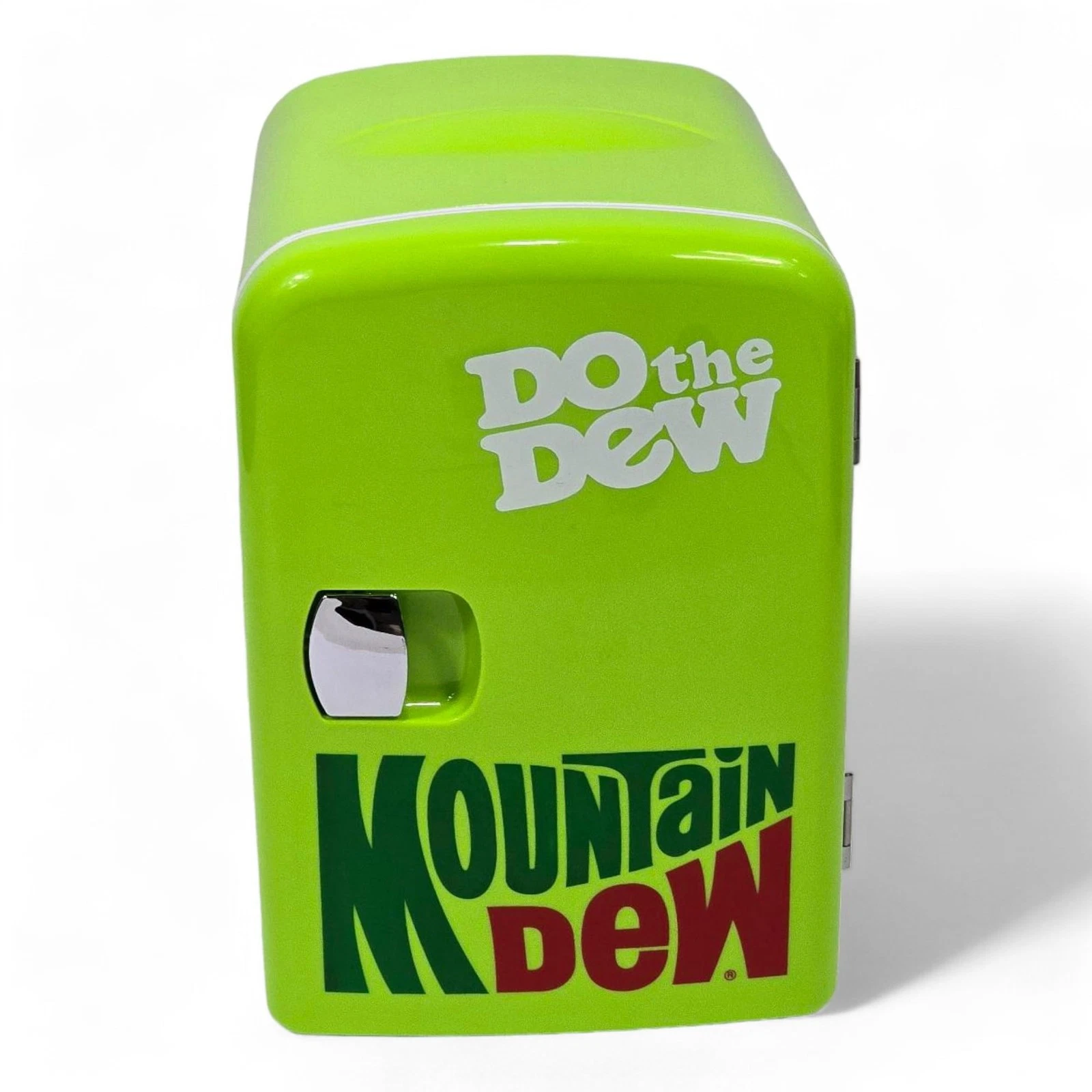 Mini Portable Fridge Cooler, 4L, Chills Six 12 oz Cans, Eco-Friendly, Lime