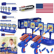 Digital Shooting Targets with 4 Auto Reset Targets for Kids Indoor Outdoor Fun