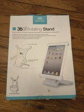 Merkury Innovations 360 Rotating Foldable Desktop Stand for Apple iPad 2 White