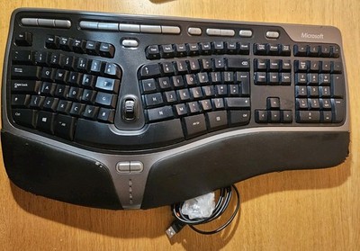 Defekte Microsoft Natural Ergonomic Keyboard 4000 v1.0 kabelgebunden UK