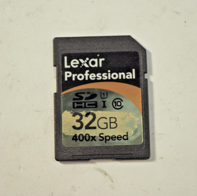 Lot of*10 Lexar Professional 400X Speed 32GB SD Card