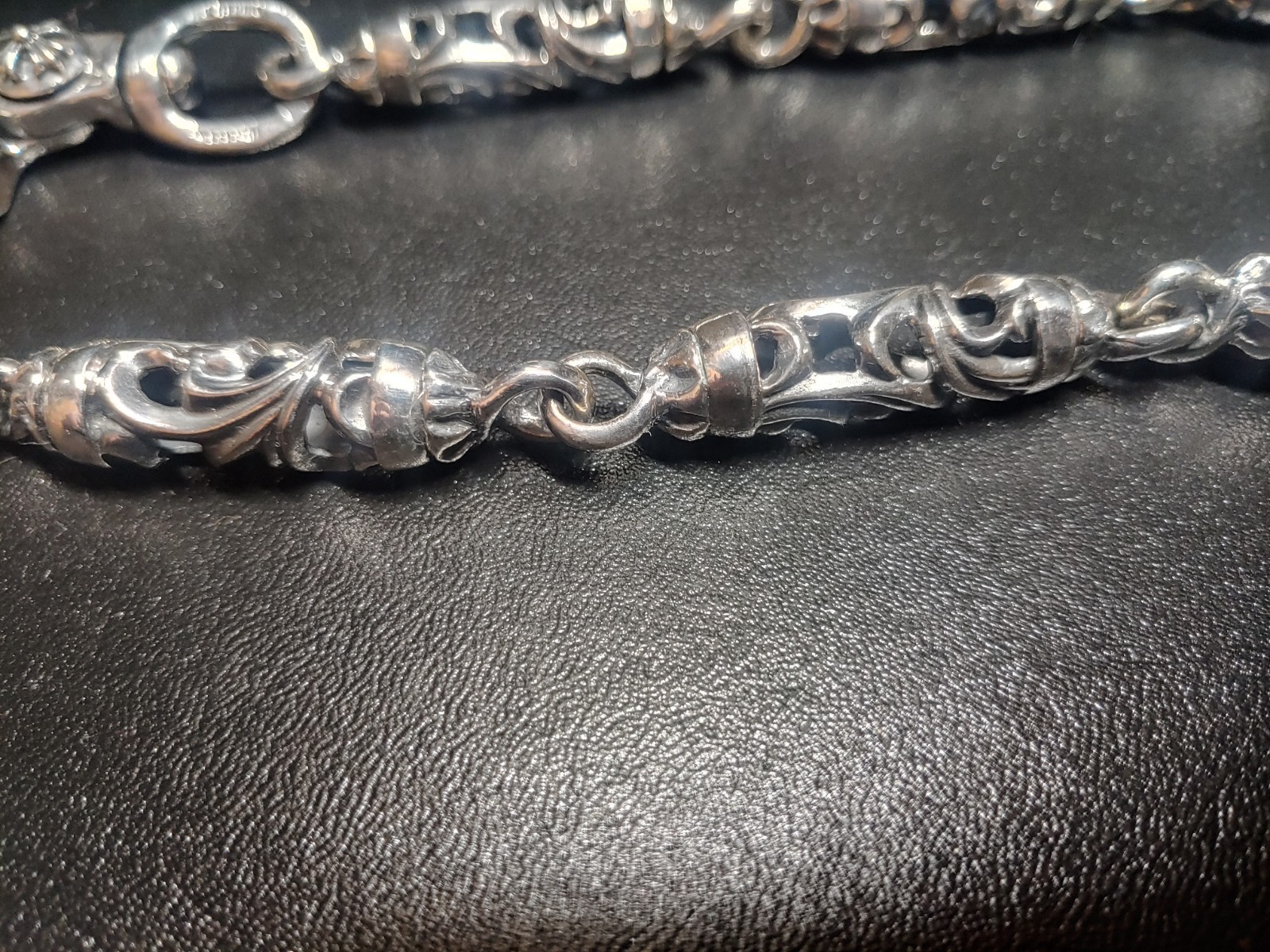 Chrome Hearts Rollers Walet Chain .925autentic Good Condition MI Colection Item thumbnail 12