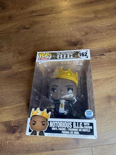 10 INCH FUNKO POP! ROCKS THE NOTORIOUS B.I.G. BIGGIE #162 FUNKO SHOP EXCLUSIVE