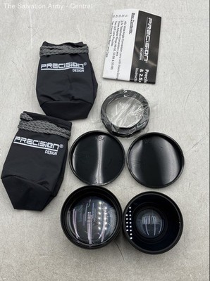 Precision Design Digital Multi-Coated Wide Angle And Telephoto Lens Kit With Box