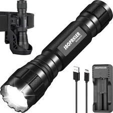 Tactical Flashlights High Lumen-Police 1200 LM Flashlight with Holster for Du...