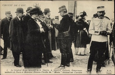 Ak Circuit de l'Est, General Brun, ministre de la Guerre, General... - 3334422