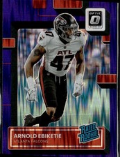 2022 Donruss Optic #261 Arnold Ebiketie Purple Shock
