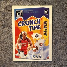 Kiki Iriafen #20 Crunch Time 2025 Donruss WNBA Washington Mystics