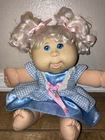 2004 PA-13 Cabbage Patch Kid Doll 11” Blonde Pig Tails Lamb Dress