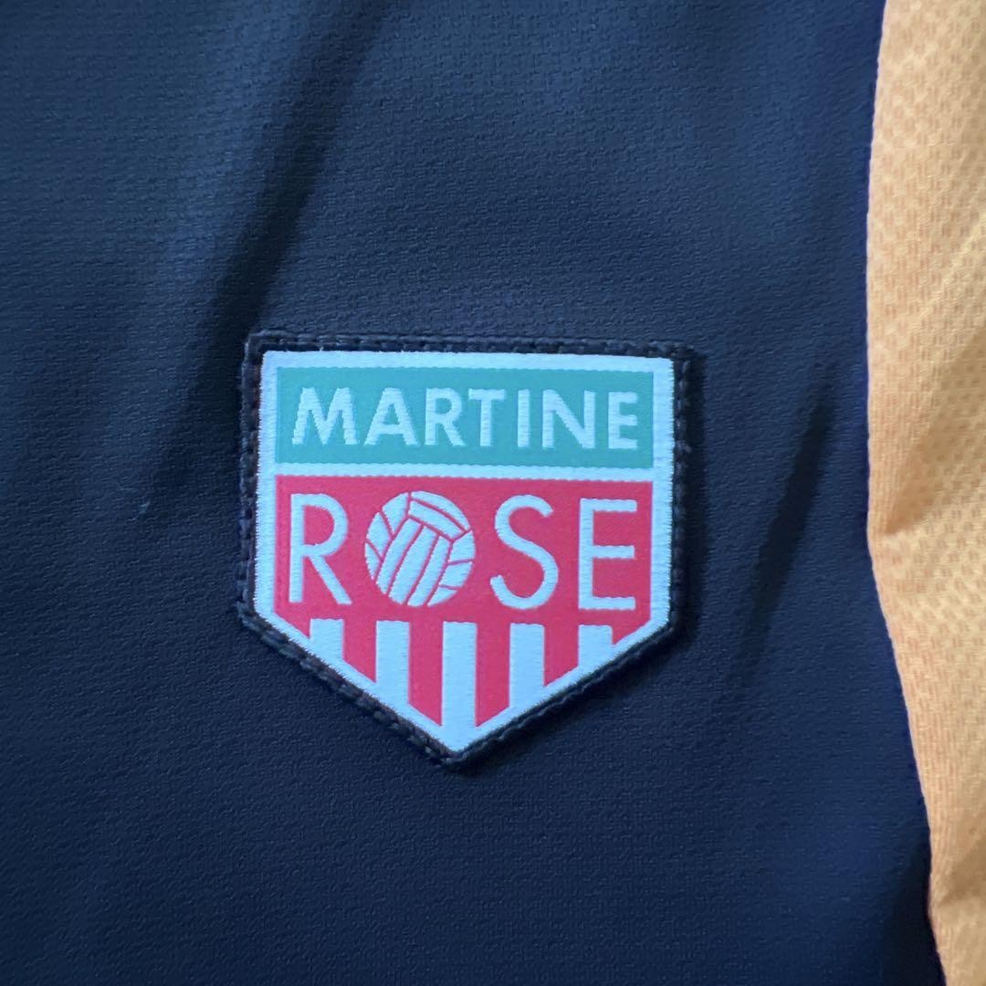Martine Rose Football Jersey 21SS Long Sleeve Black Orange Size S