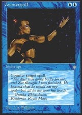 1x Moderately Played, English Counterspell - Ice Age