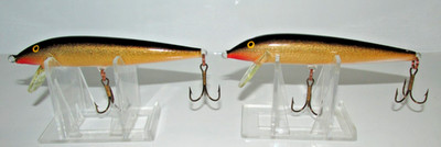 # 629 - Lot of 2, Rapala Countdown Finland, Crankbait, Fishing Lure, 4 3/8'' long