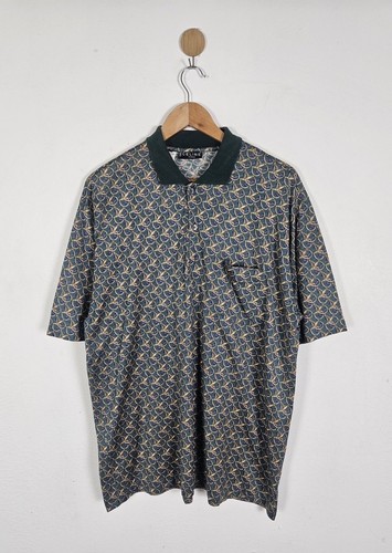 Celine, Vintage Celine polo shirt geometric pattern