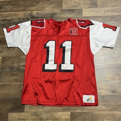 Vintage 80s RAS Wisconsin Badgers Jersey Adult M Medium Red NCAA Football USA